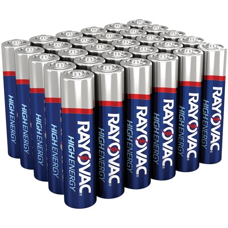 Rayovac AAA Alkaline Battery, 1.5VDC 824-30PPTJ